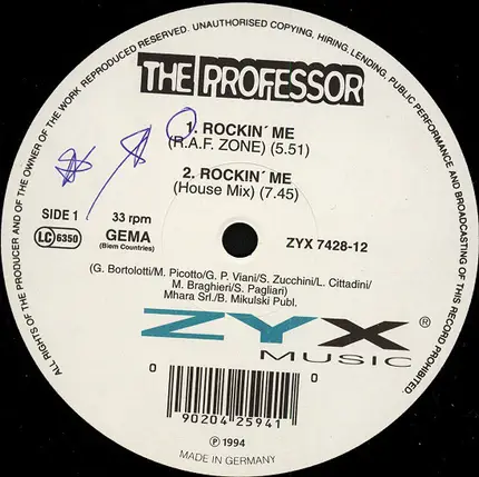 DJ Professor - Rockin' Me