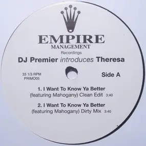 DJ Premier Introduces Theresa - I Want To Know Ya Better