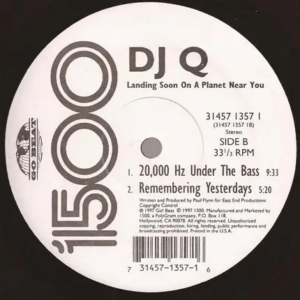 DJ Q - Landing Soon On A Planet Near You