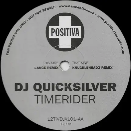 DJ Quicksilver - Timerider