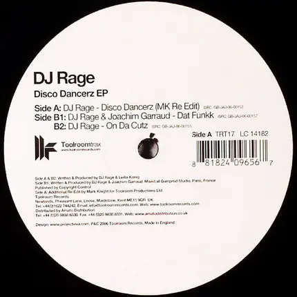 DJ Rage - Disco Dancerz EP