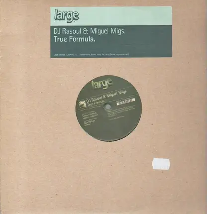 DJ Rasoul & Miguel Migs - True Formula