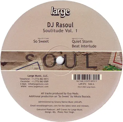 DJ Rasoul - Soulitude Vol. 1