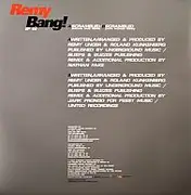 12inch Vinyl Single - DJ Remy - Bang! EP 04