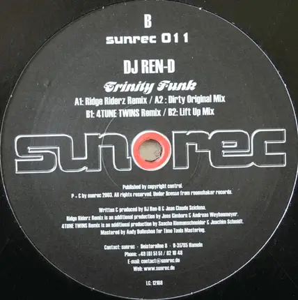 DJ Ren-D - Trinity Funk