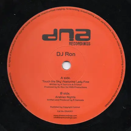 DJ Ron - Touch The Sky / Arabian Night