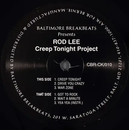 DJ Rod Lee - Creep Tonight Project