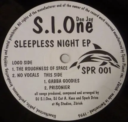 DJ S.I. One - Sleepless Night E.P.