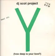 12inch Vinyl Single - DJ Scot Project - Y (How Deep Is Your Love?)
