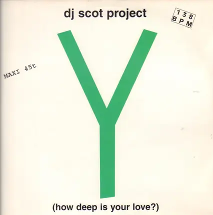 DJ Scot Project - Y (How Deep Is Your Love?)
