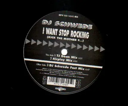 DJ Schwede - I Want Stop Rocking (Kick The Mother F...)
