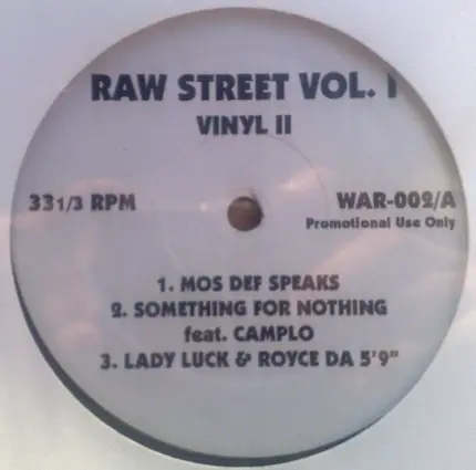 DJ Self - Raw Street Vol.1 Vinyl 2