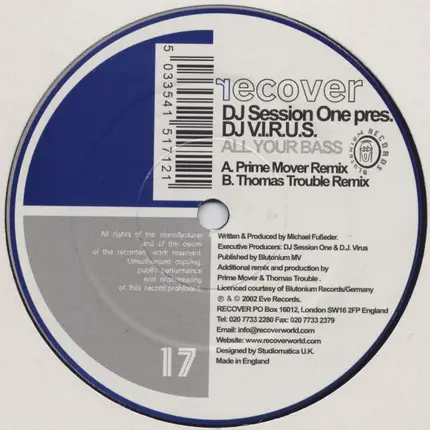 DJ Session One Pres. DJ Virus - All Your Bass