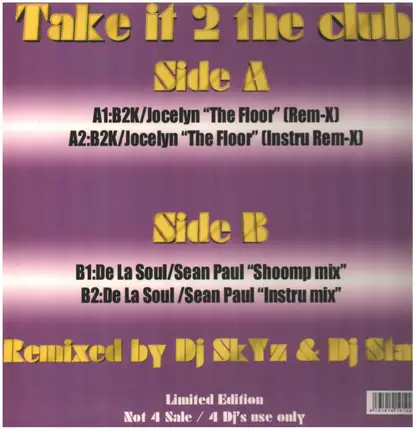 Dj Skyz , DJ Stan - Take It 2 The Club Volume 2