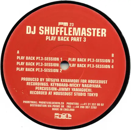 DJ Shufflemaster - Play Back Part 3