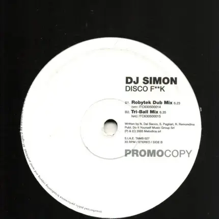 DJ Simon - Disco F**k