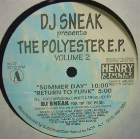 DJ Sneak - The Polyester EP Volume 2