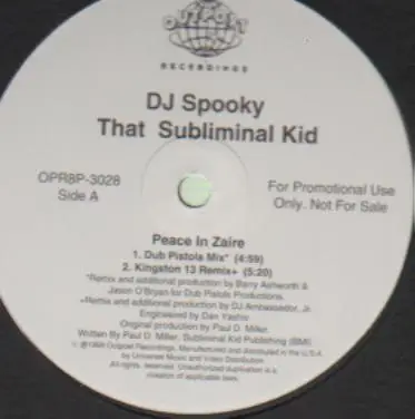 dj spooky - peace in zaire