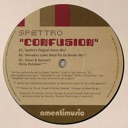 DJ Spettro - CONFUSION