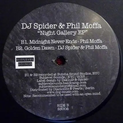 DJ Spider & Phil Moffa - Night Gallery EP