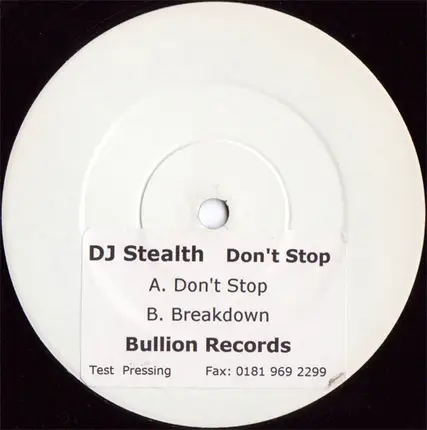 DJ Stealth - Don't Stop