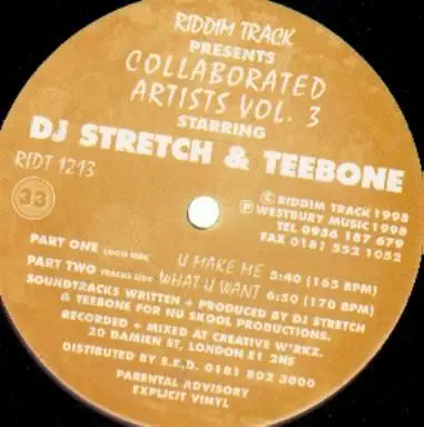DJ Stretch & Teebone - Collaborated Artists Vol. 3