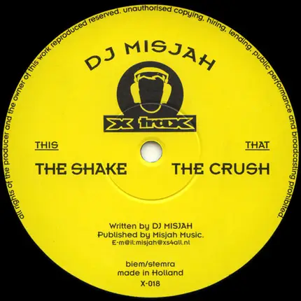 DJ Misjah - The Shake / The Crush