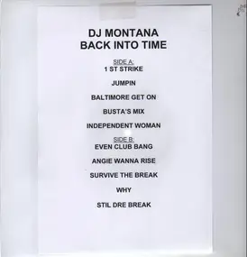 DJ Montana - Back Into Time