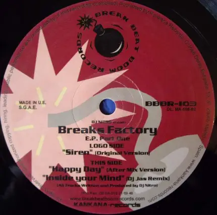 DJ Nitro - Breaks Factory EP Part One
