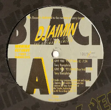 Djaimin - Give You (The Ultimate Remixes)