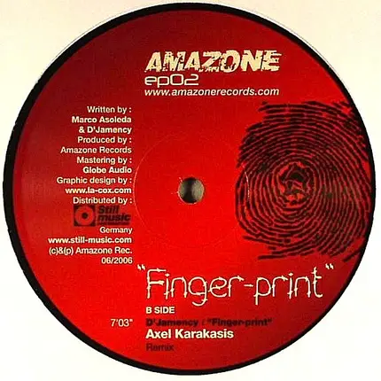 D'Jamency / Marco Asoleda - Amazone EP02 (Finger-Print)
