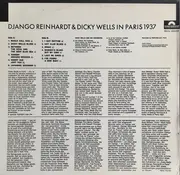 LP - Django Reinhardt , Dickie Wells - Dajngo Reinhardt & Dicky Wells in Paris 1937