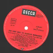 Double LP - Django Reinhardt - The Very Best Of Django Reinhardt From Swing To Bop