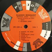 LP - Django Reinhardt - Memorial Album Volume 1 - Mono