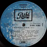 LP - Django Reinhardt - Djangologie 3 - 1937