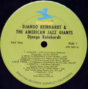 LP - Django Reinhardt - Django Reinhardt And The American Jazz Giants