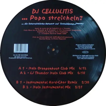 DJ Cellulitis - ... Popo Streicheln?