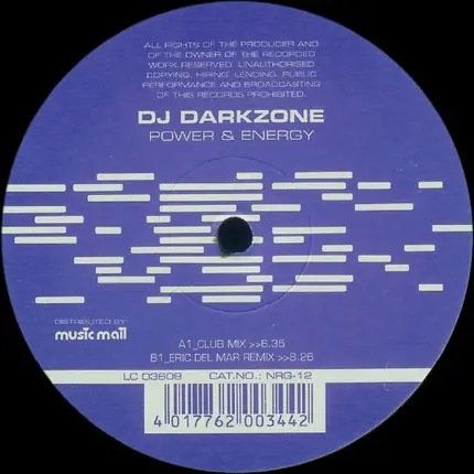 DJ Darkzone - Power & Energy