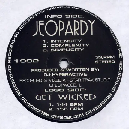 DJ Hyperactive - Jeopardy / Get Wicked
