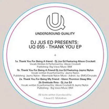 Dj Jus Ed - Thank You Ep