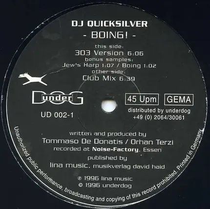 DJ Quicksilver - Boing!