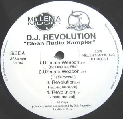 DJ Revolution - In 12''s We Trust EP