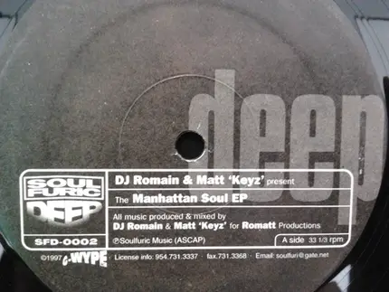DJ Romain & Matt Keys - The Manhattan Soul EP