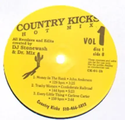 DJ Stonewash & Dr. Mix - Country Kicks Hot Mix - Vol. 1