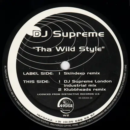 DJ Supreme - Tha Wild Style