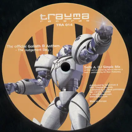 DJ Simple - The Official Goliath 8 Anthem - The Judgement Day