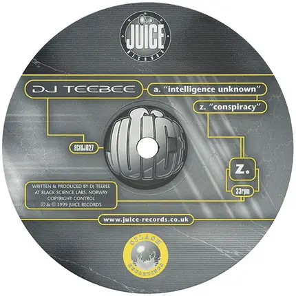 DJ Teebee - Intelligence Unknown / Conspiracy