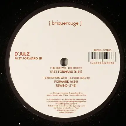 D'Julz - Fast Forward EP