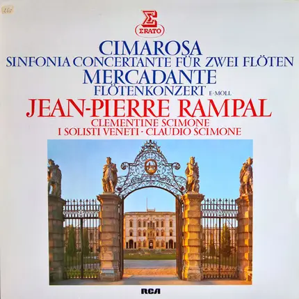 Domenico Cimarosa / Giuseppe Saverio Mercadante - Jean-Pierre Rampal , Clementine Scimone , I Solis - Symphonie Concertante Pour Deux Flutes / Concerto Pour Flute