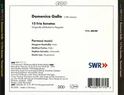 CD - Domenico Gallo - Parnassi Musici - 12 Trio Sonatas